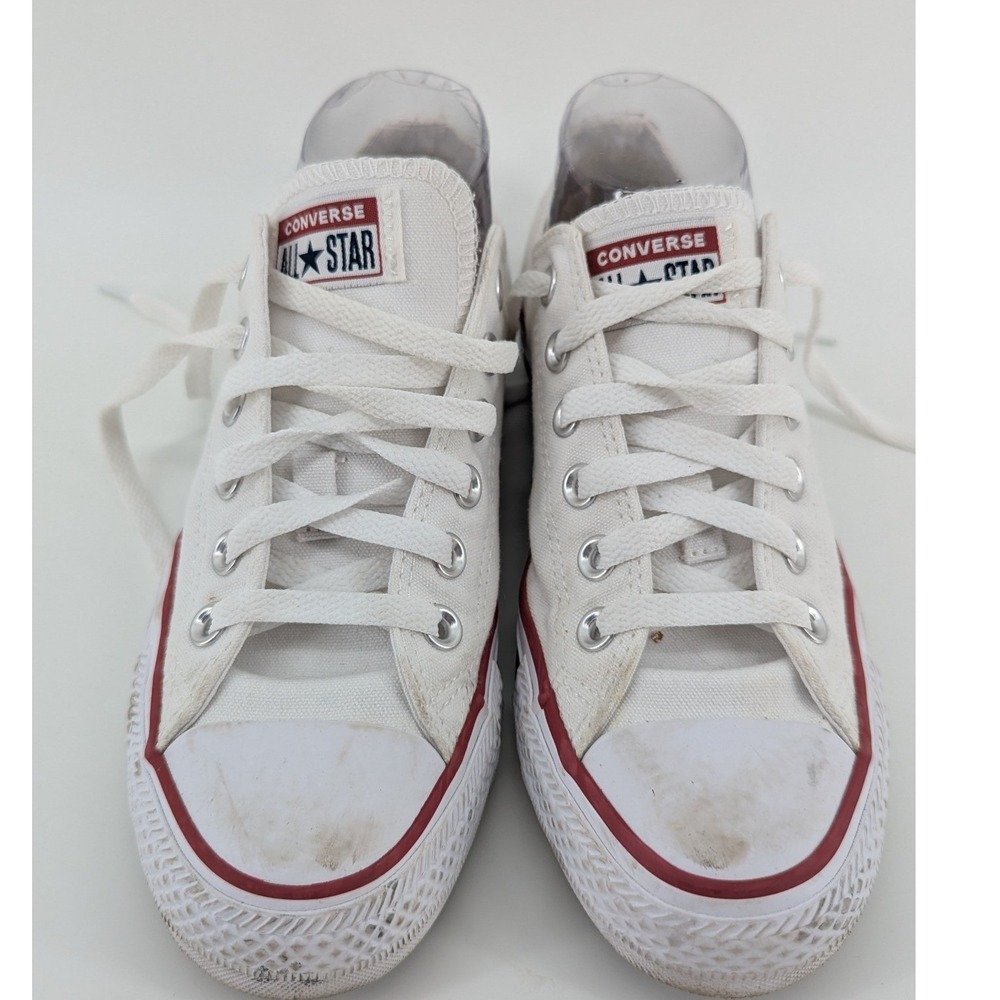 Converse Chuck Taylor All Star Low Top White Sneakers M7652 Mens 5 Womens 7